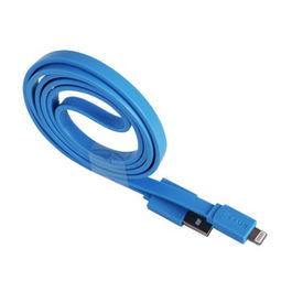 USAMS蘋(píng)果5數(shù)據(jù)線 兼容iPhone5/5s的藍(lán)色充電伴侶
